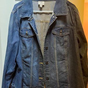 St. John’s Bay Denim Jacket, Size 2X